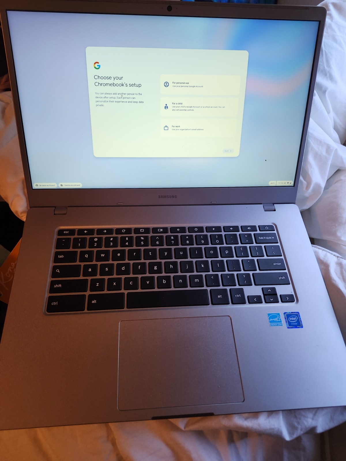 Samsung Galaxy Chromebook 4+ 15.6″ LED Intel Celeron 4GB 128GB Platinum Titan