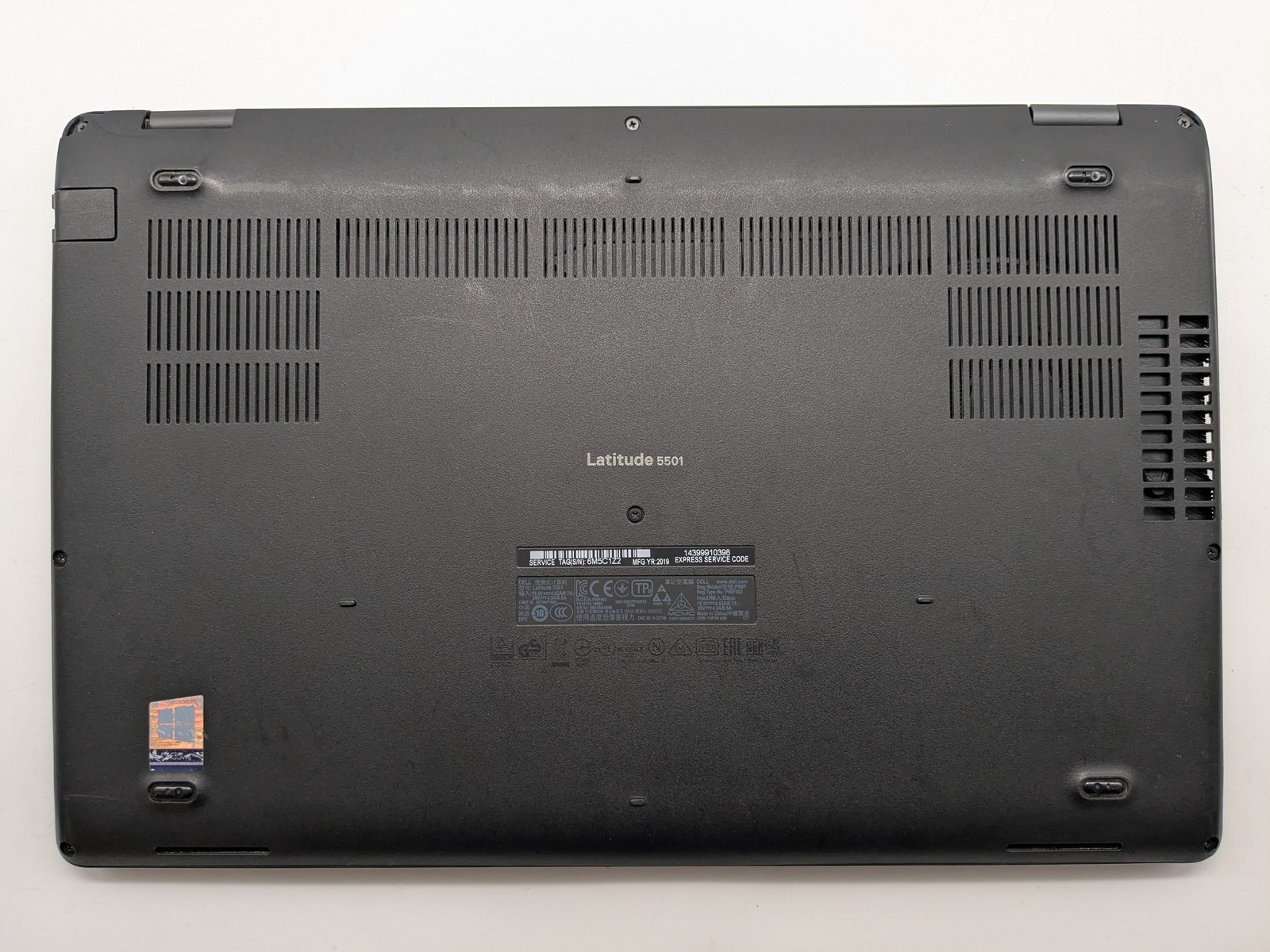 Dell Latitude 5501 15″ FHD I5-9400H 256GB SSD 8GB W11P Webcam Backlit *READ*