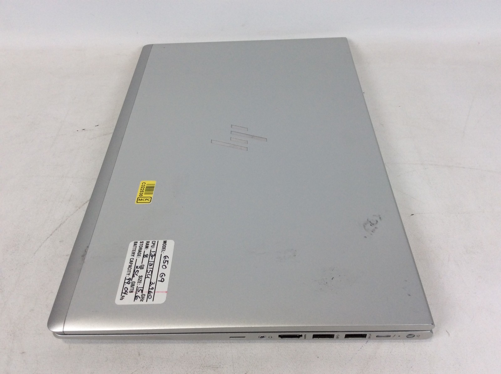 HP Elitebook 650 G9 15.6″ i3-1215u 8GB RAM 256GB SSD +Charger Battery Cap 99%