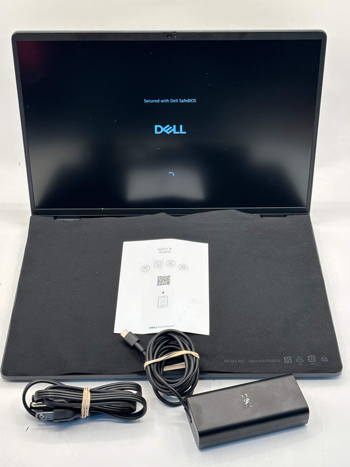 Dell Pro 16 PC16255 AMD Ryzen 5 220 8GB 256GB SSD Black Excellent Condition