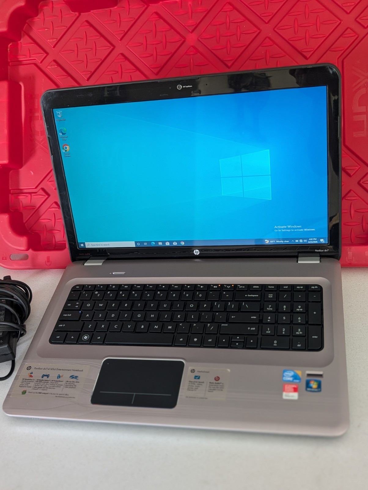HP Pavilion 17.3″ DV7-4183cl Intel i5-M460 2.53GHz 6GB 500GB HDD Windows 10
