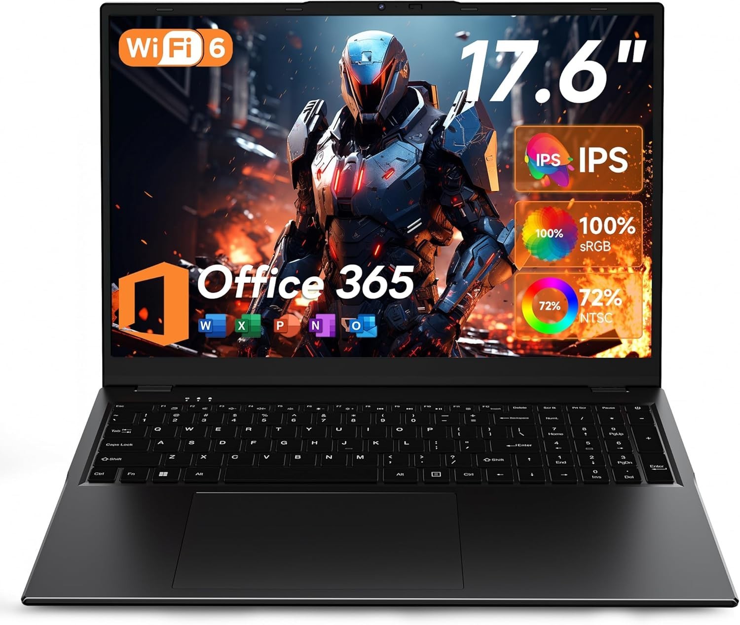 Jumper EZbook P1 17.6″ FHD Laptop Intel N5095 16GB RAM 128GB+1TB SSD Win11
