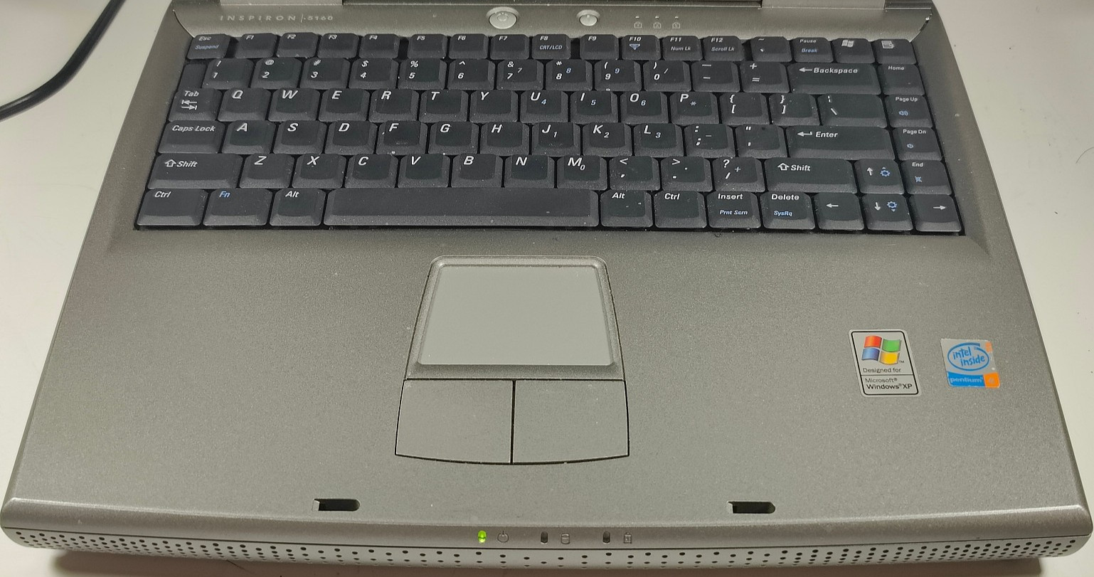 Dell Inspiron 5160 15″ Intel Pentium 4 532 3GHZ 1GB RAM 128GB SD Card Win XP