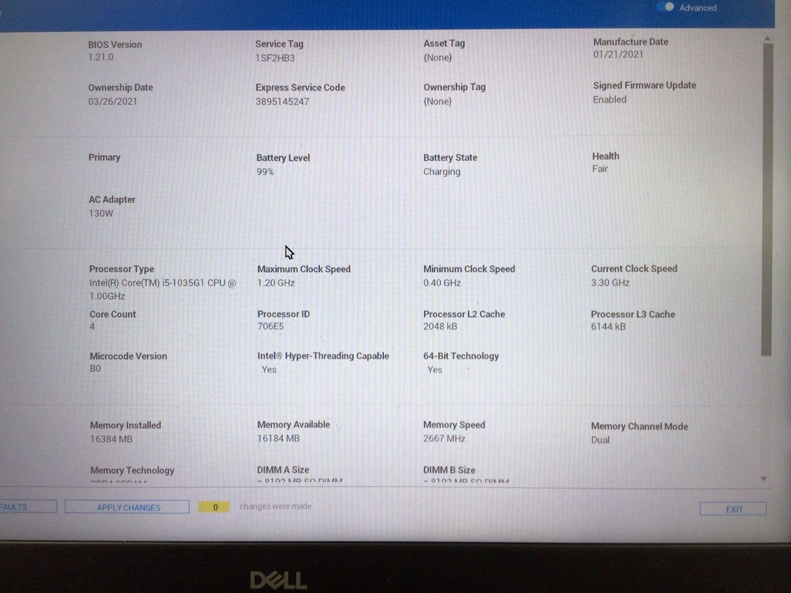 Dell Inspiron 3793 AS IS | 17.3” | i5-10th 1.0GHz | 16gb RAM | No Drive/OS/AC