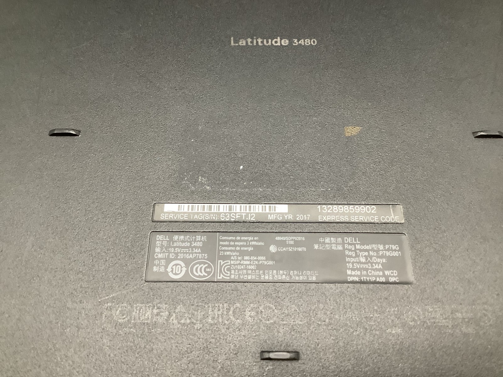 Dell Latitude 3480 Laptop i3-7100U 2.4GHz 4GB RAM 256GB SSD Win 11 Pro Read Desc