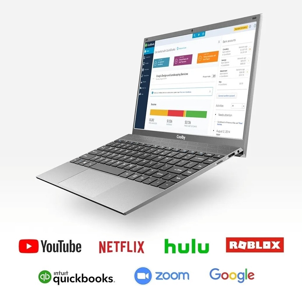 Coolby 2023 Windows 11 Laptop Computer 14.1 inch Notebook PC with Intel J4005…