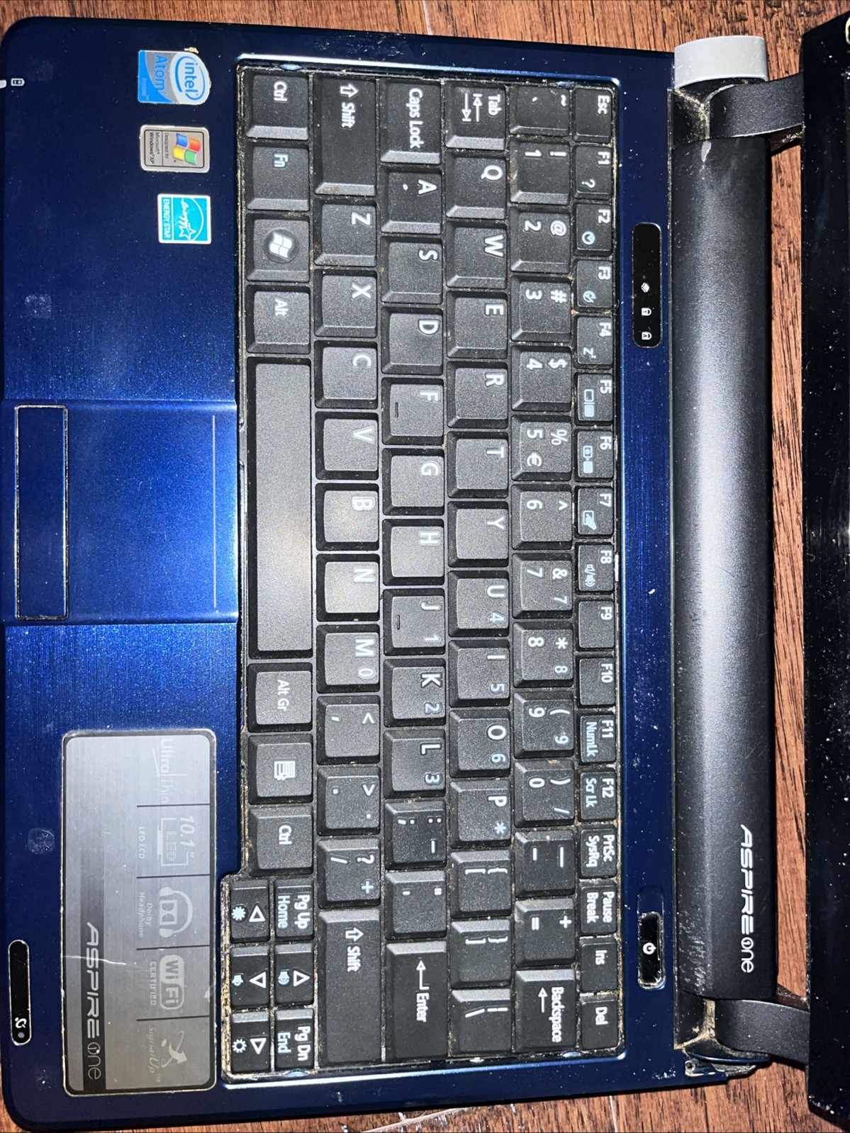 Acer Aspire One, KAV60, Intel Atom N270 1.6GHz, 1GB RAM NO HARD DRIVE