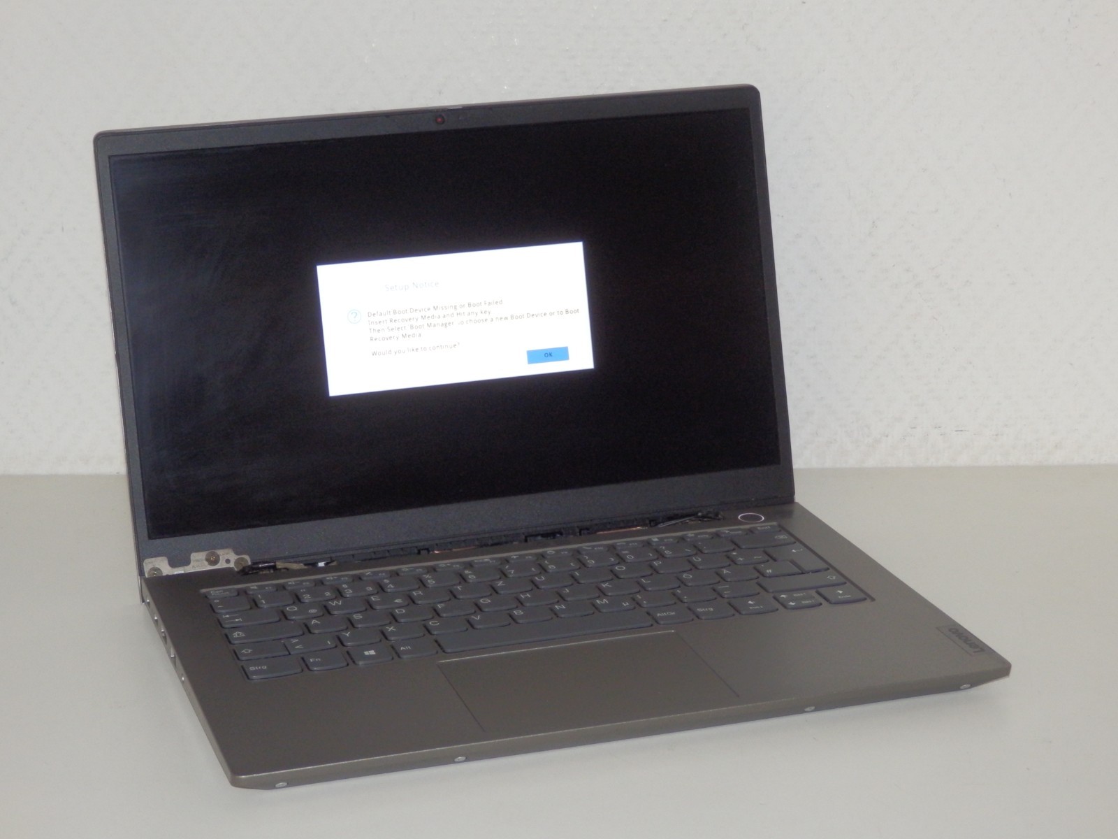 Lenovo ThinkBook 14 G2 ITL, Intel i3-1115G4, 8GB Ram No SSD, 14″ FHD Part Faulty