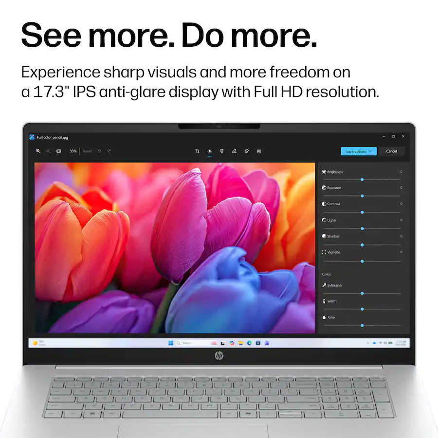 HP OmniBook 3 17.3″ FHD Laptop AMD Ryzen 5 40 8GB LPDDR5 1TB SSD Bluetooth 6.0