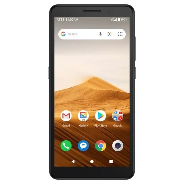 AT&T Alcatel Volta 4G LTE Prepaid Smartphone, 16GB, Suede Gray – Carrier Locked