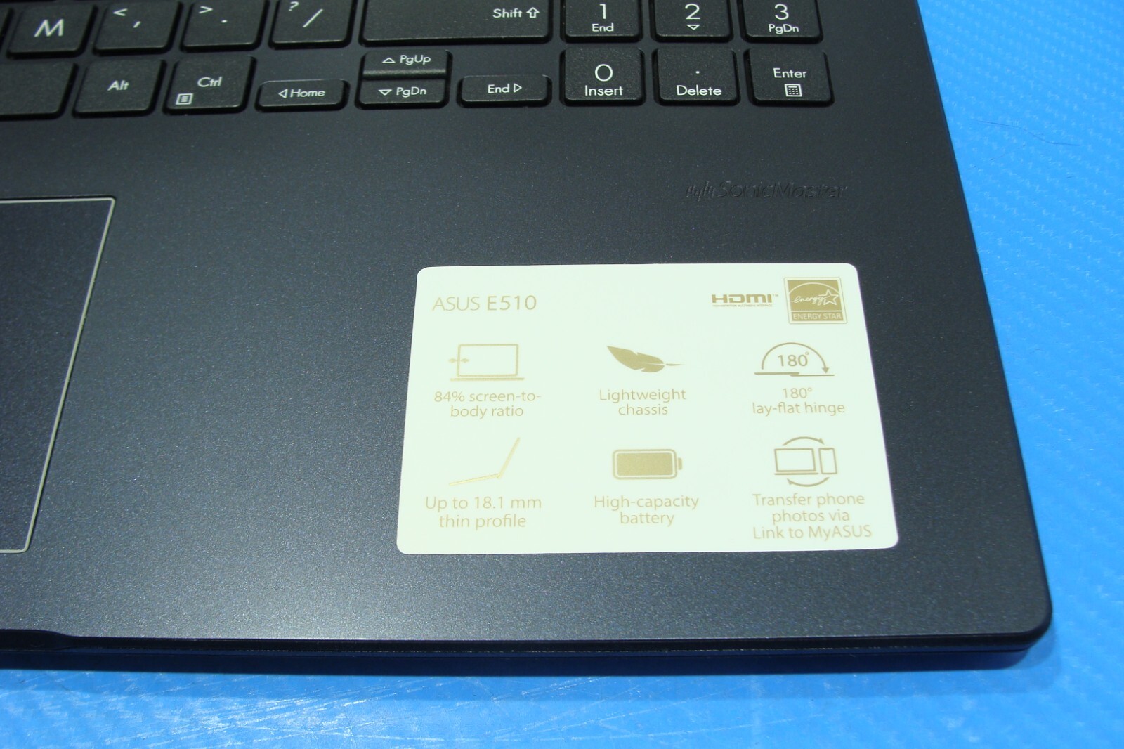 ASUS VivoBook E510MA 15.6″FHD Celeron N4020 1.1GHz 4GB 64GB 95ttery +Charger