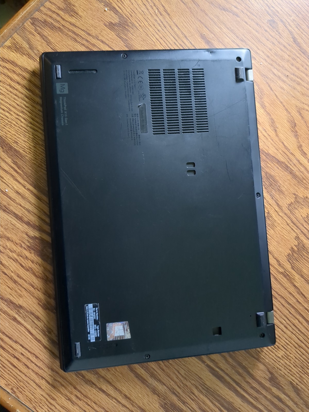 Thinkpad X13 Gen 1 – Intel Core i5‑10310U, 13″ in, 16GB, No SSD W/ Adapter