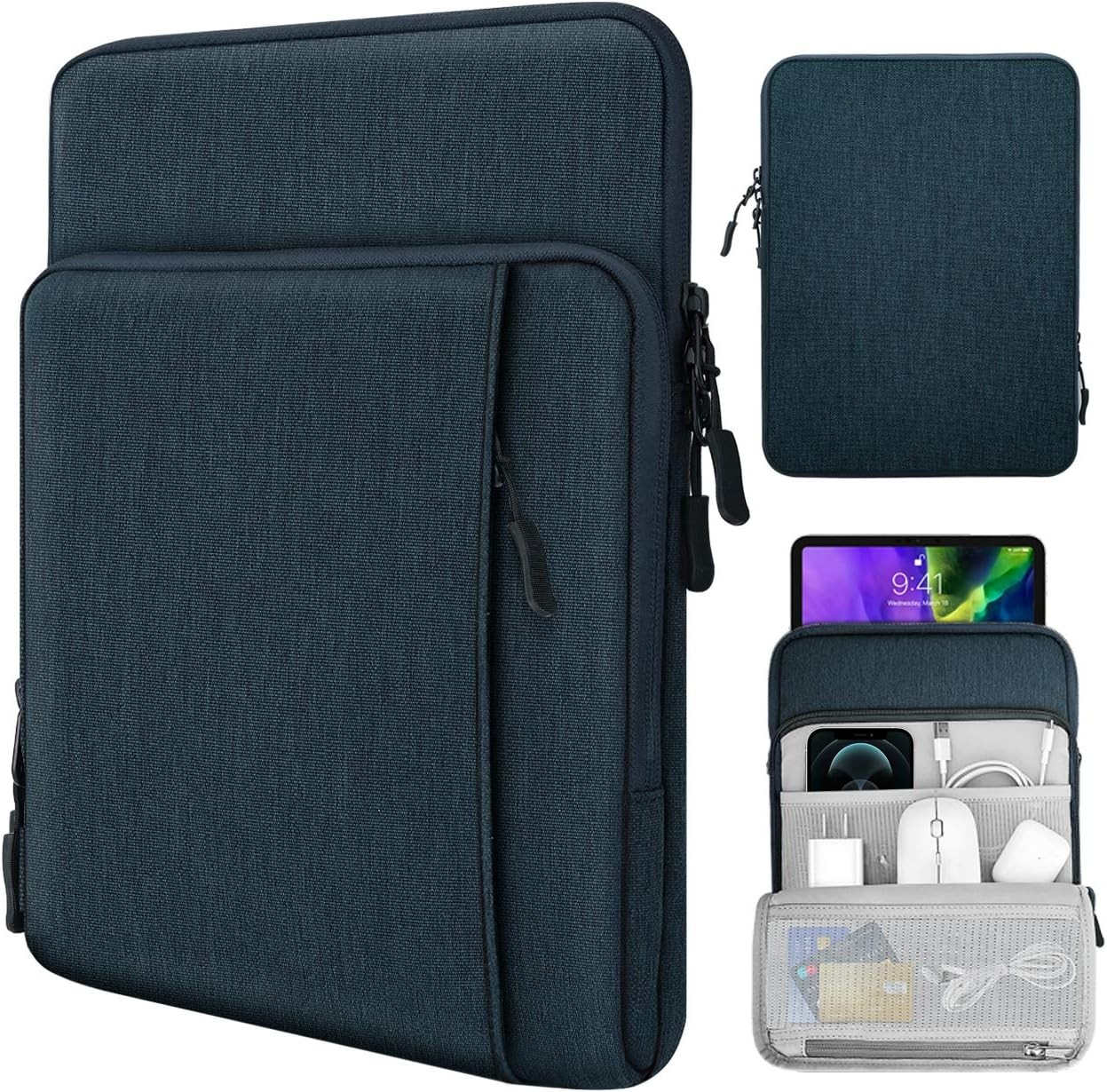 9-11 Inch Tablet Sleeve Bag for iPad 11-inch A16 2025, iPad 10th Gen. 10.9″
