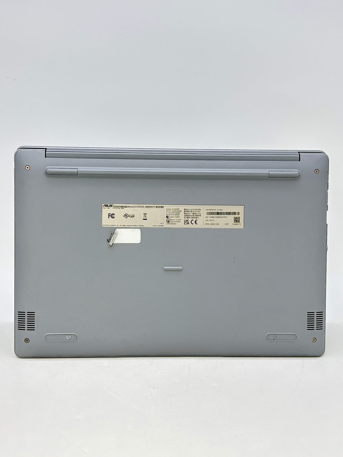 Asus Chromebook C1405CKA Intel Celeron(R) N4500 4GB RAM 64GB Storage Gray