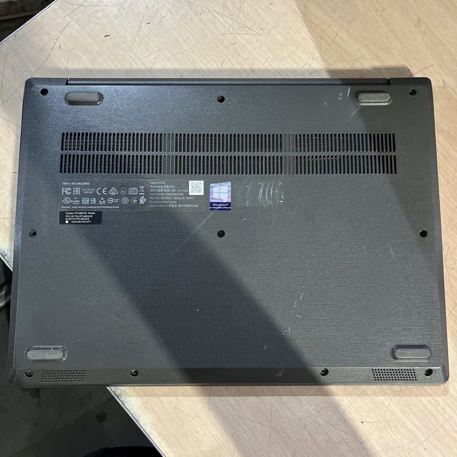 LENOVO V14-IIL INTEL CORE I3-1005G1 1.20GHZ 8GB RAM NO HD /