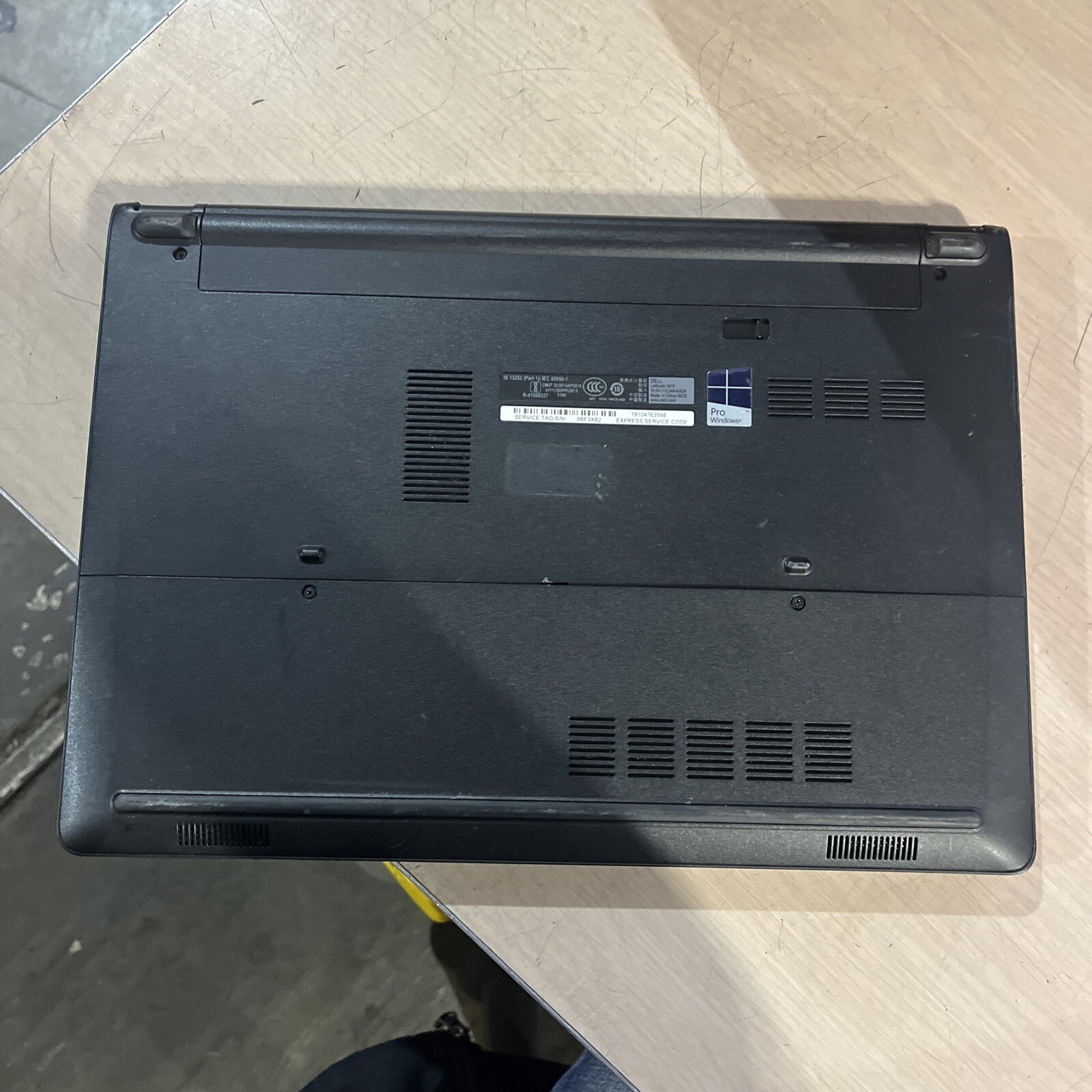 DELL LATITUDE 3470 INTEL CORE I3-6100U 2.30GHZ 4GB RAM NO HD