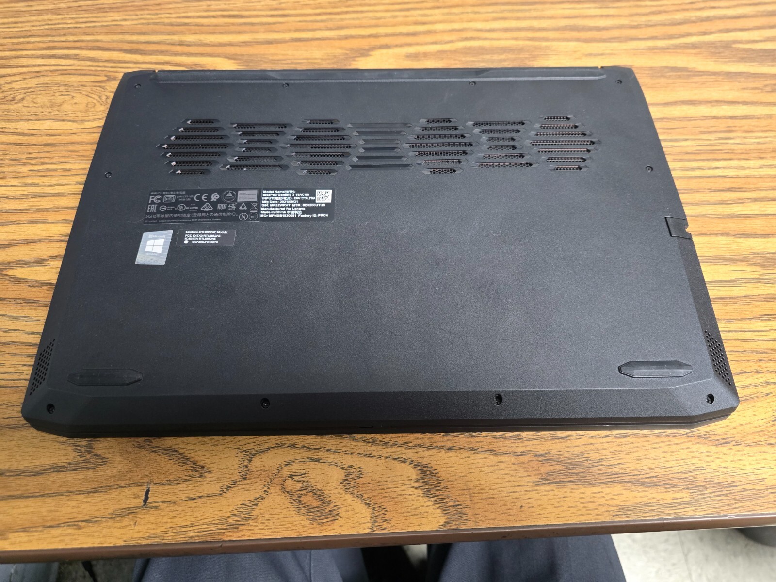 Lenovo IdeaPad Gaming 3 15ACH6 15.6″ 120Hz