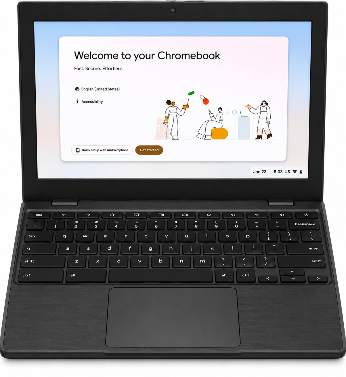 Lenovo 100e Gen 2 Chromebook 11.6″ AMD A4 1.6GHz 4GB RAM 32GB SSD ChromeOS 2021