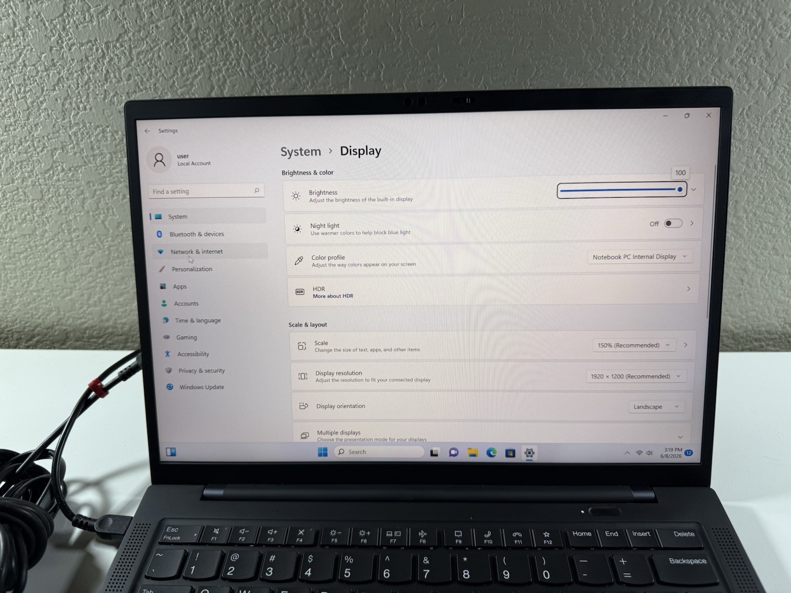 Lenovo ThinkPad X1 Carbon 9th Gen i7-1185G7 16GB DDR4 512GB NO BATTERY WIN 11