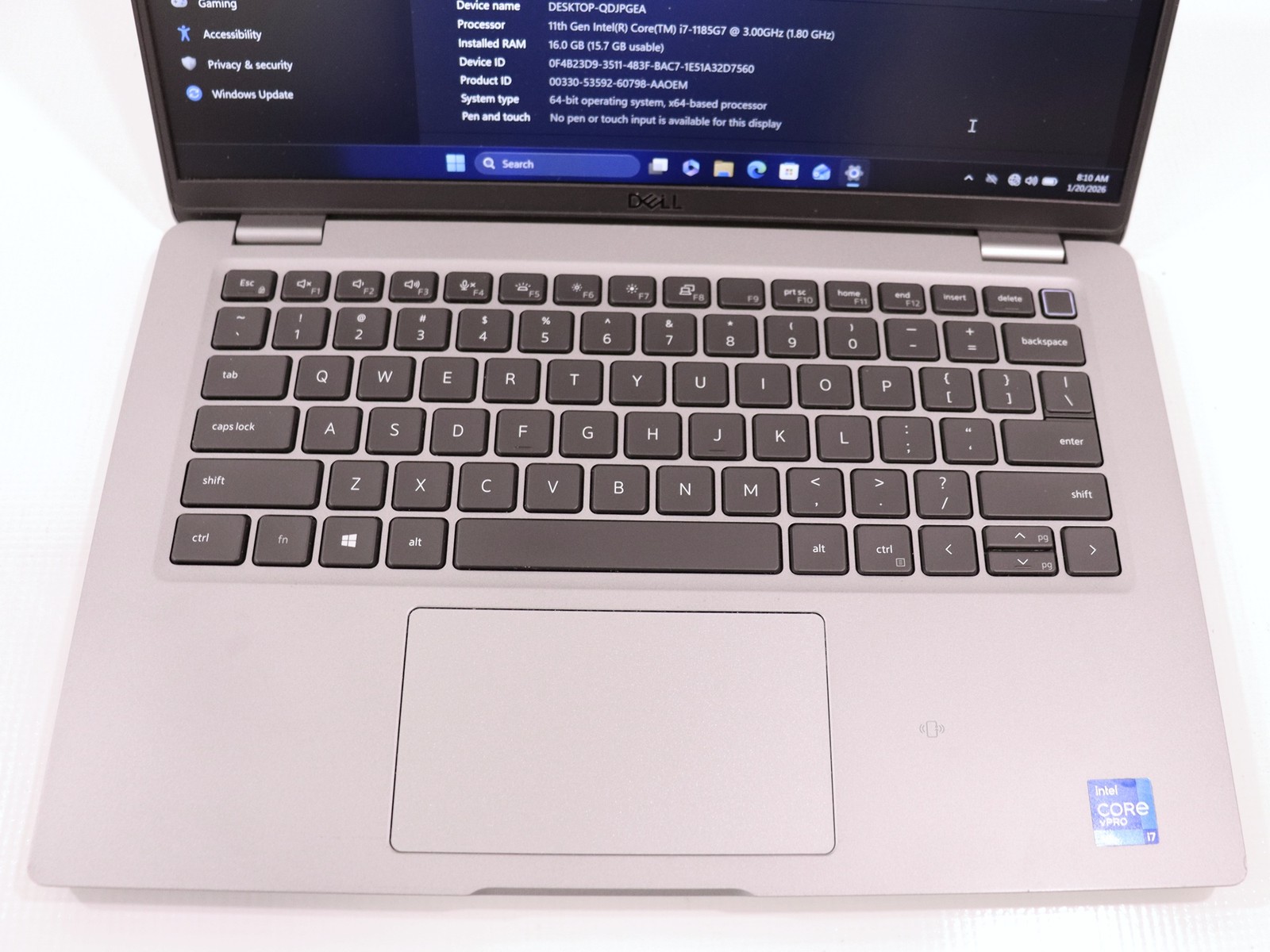 Dell Latitude 5420 14″ Intel i7-1185G7 16GB 256GB NVMe Win 11 Pro