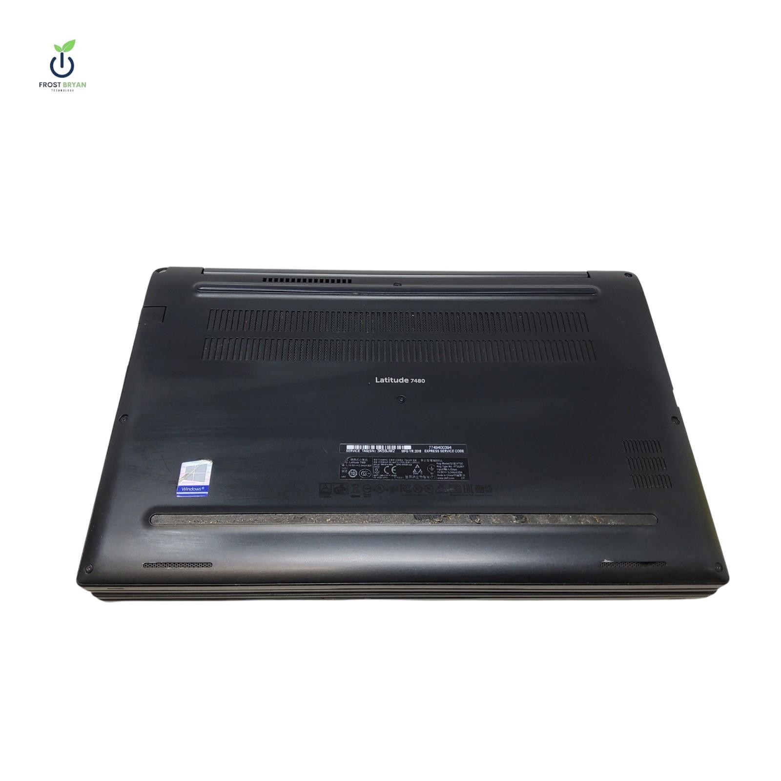 Lot of 2 Dell Latitude 7480 Laptops i5-7300U 8GB No OS/SSD Grade D [Defective]