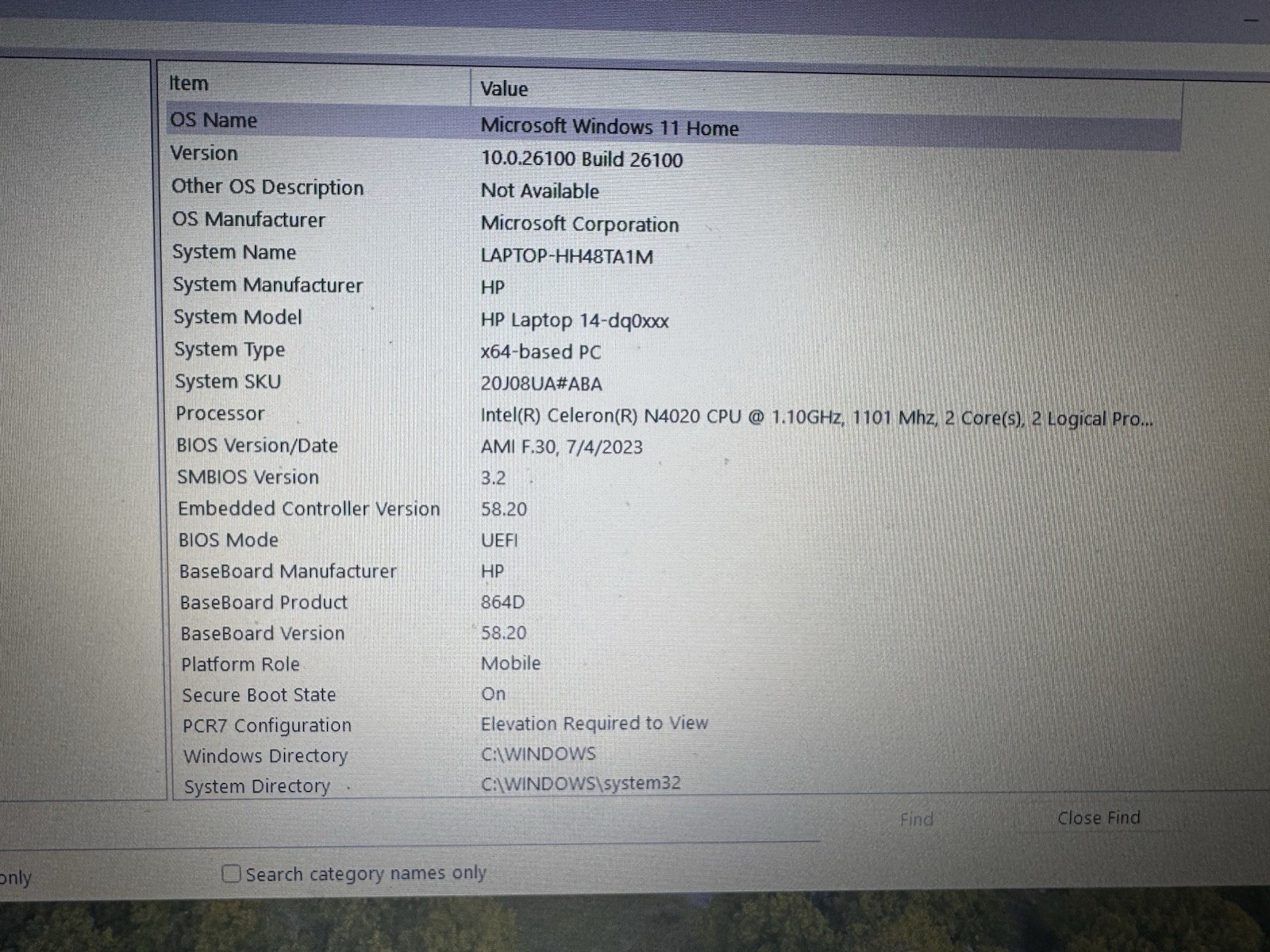 HP Laptop 14-dq0xxx Intel Celeron N4020 14″ White Windows 11 Home Notebook