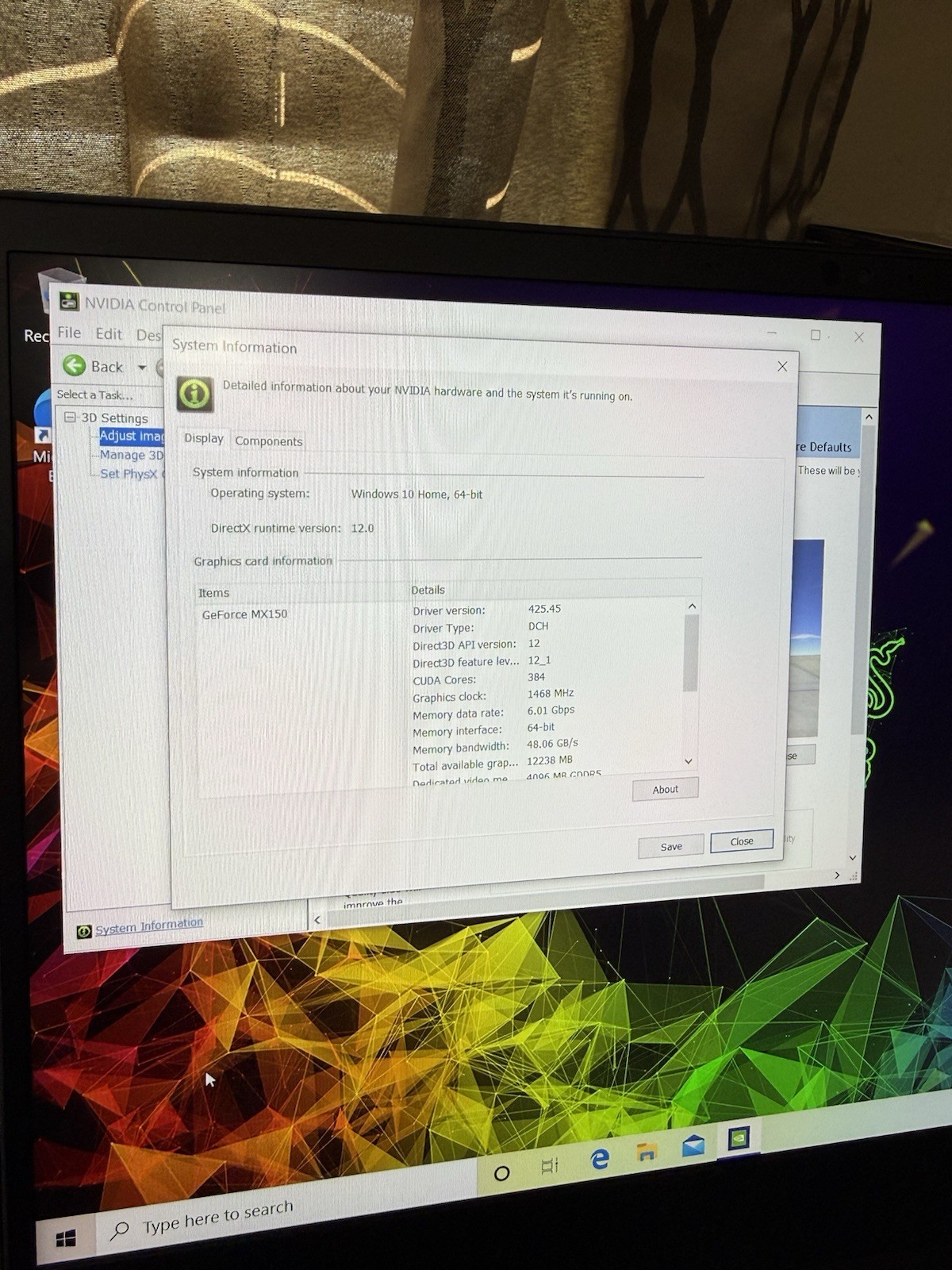 Razer Blade Stealth 13 i7-8565U 256GB SSD NVIDIA MX150 + Charger + Backpack