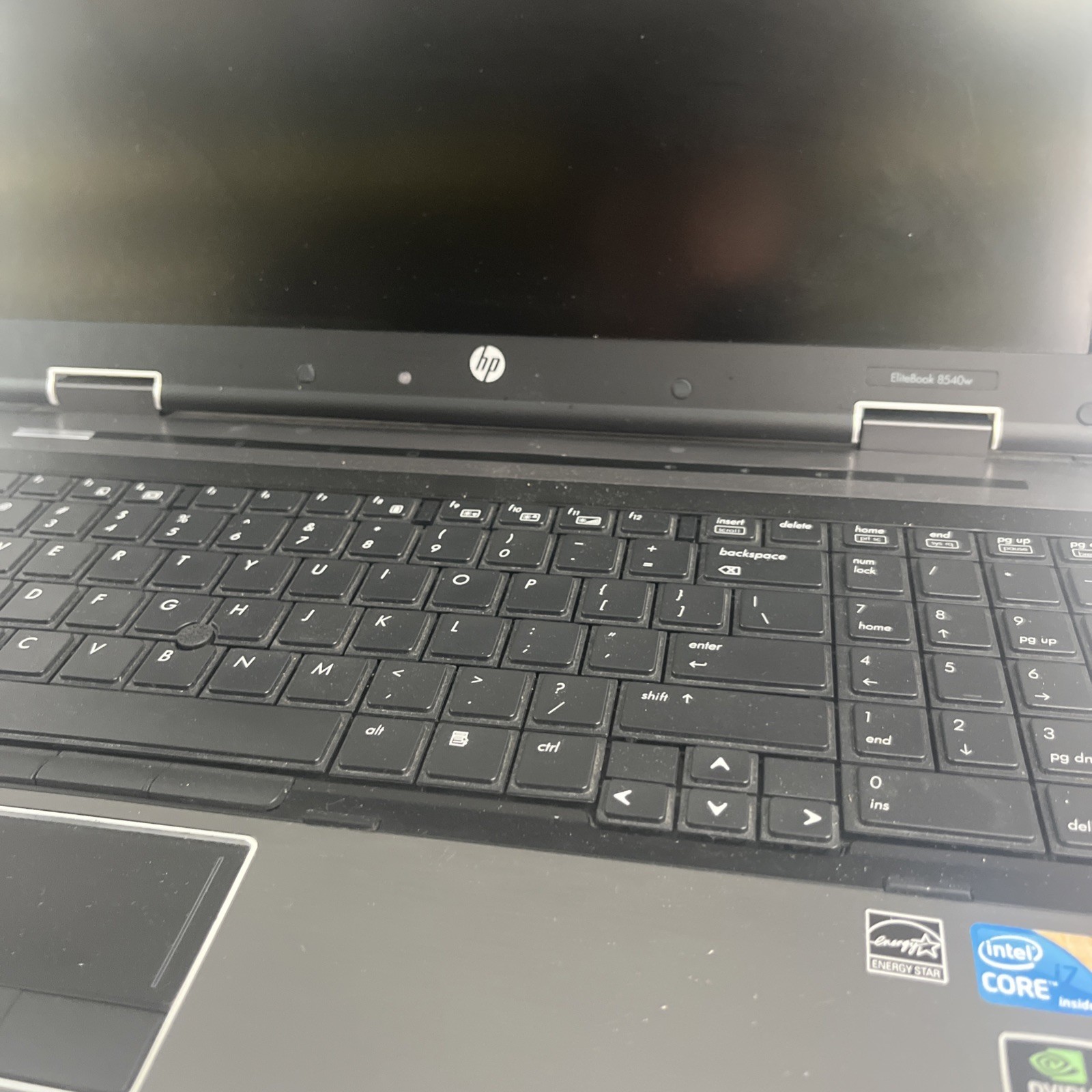 HP EliteBook 8540W Intel i7-M620 8GB RAM 256 GB HDD W10P NVIDIA GPU No Battery