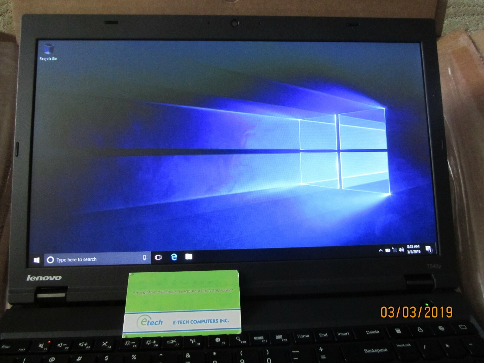 20BE003AUS ThinkPad T540p i5-4200M, 8GB RAM, 500GB SATA, 15.6″ HD, Win7 or Win10