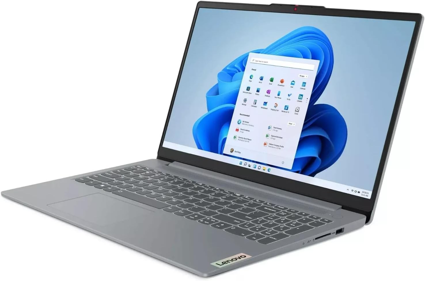 Lenovo Ideapad Slim 3i 15.6″ FHD Laptop(IntelCore i3-N305, 8GBRAM, 256GBSSD)Gray