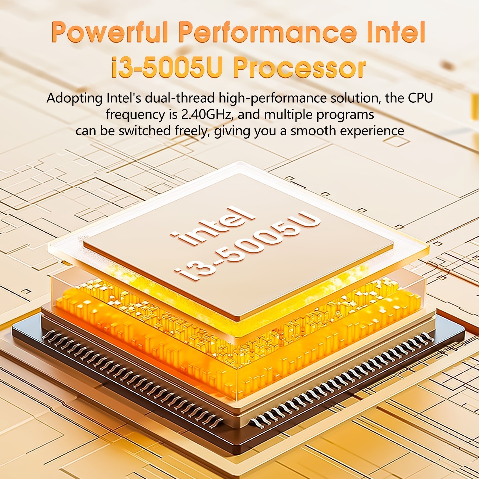 15.6 inch Laptop 8GB DDR4 256GB 512GB SSD Intel Celeron Up to 2.5GHz 7000 mAh