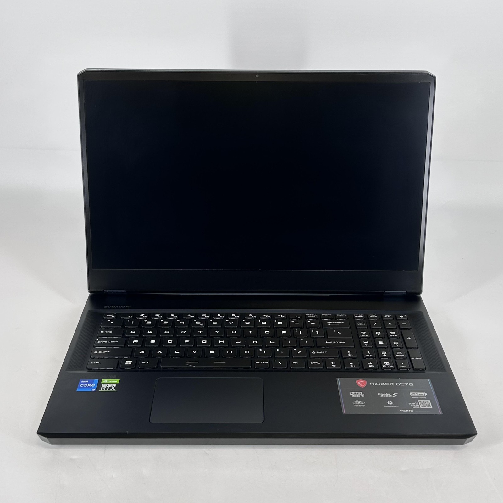 MSI Raider GE76 17.3 144Hz FHD 2.7 GHz i7-12700H 64GB 2TB SSD RTX 3060 Good