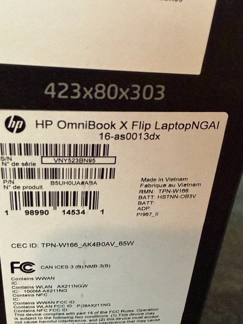 HP – OmniBook X Flip 2-in-1 – Copilot+ PC – 16″ 2K Touch-Screen Laptop – Intel C
