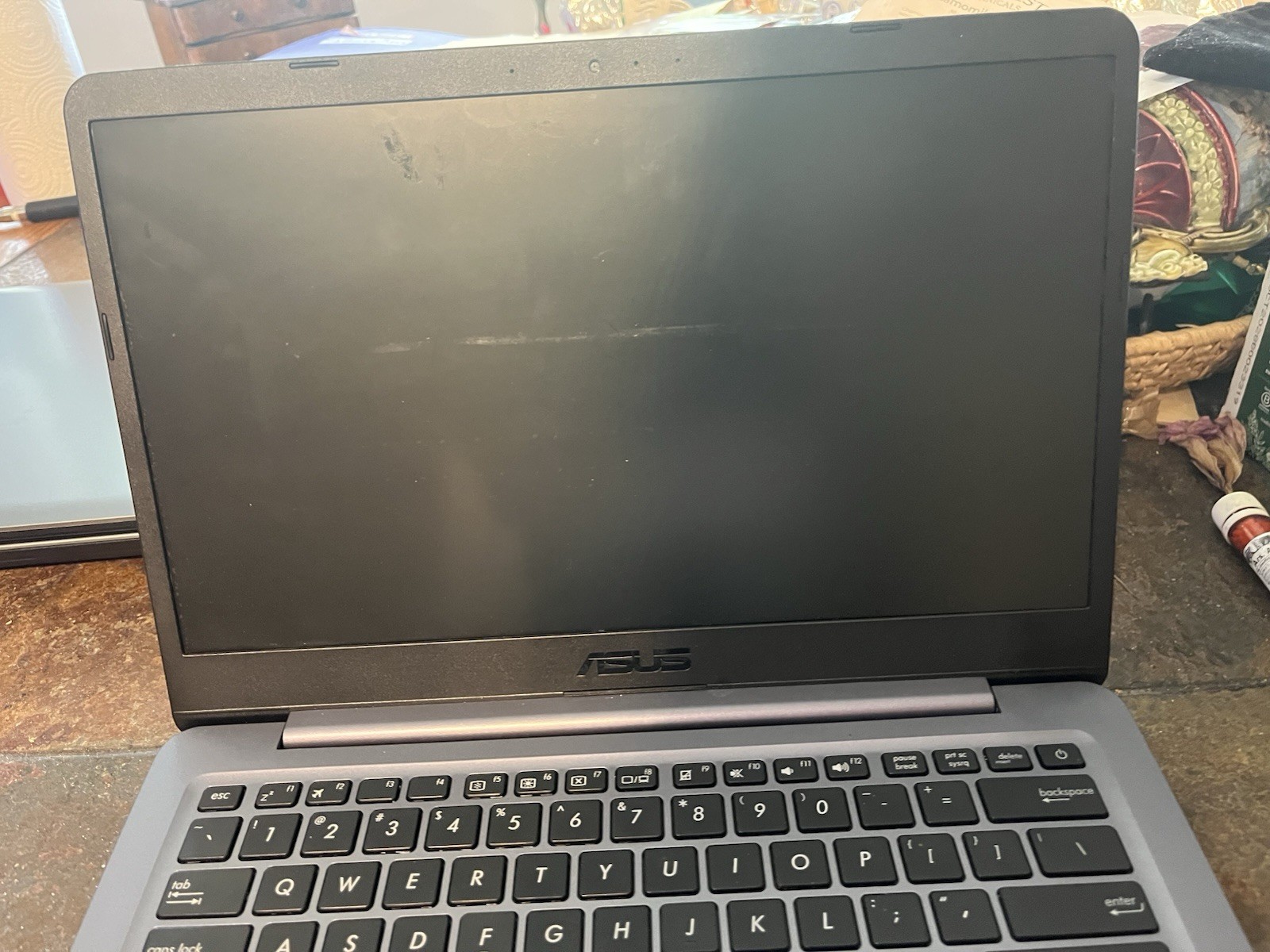 ASUS 15.6in Gray Notebook Laptop Intel Celeron N for Casual Computing
