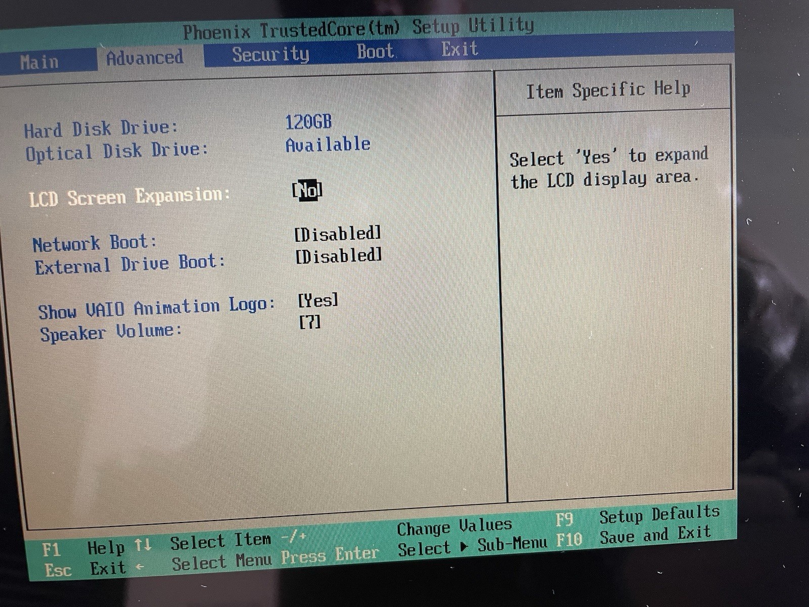 SONY VAIO VGN-SZ340P Laptop Intel CORE2 T7200 2.5GB RAM 120GB HDD Win 7 Ultimate