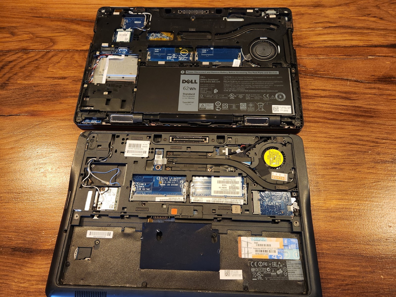 Lot Of 2 Dell Latitude E5470 E7240 Core i5 NO HDD Or Ram NO Bottom Parts Only