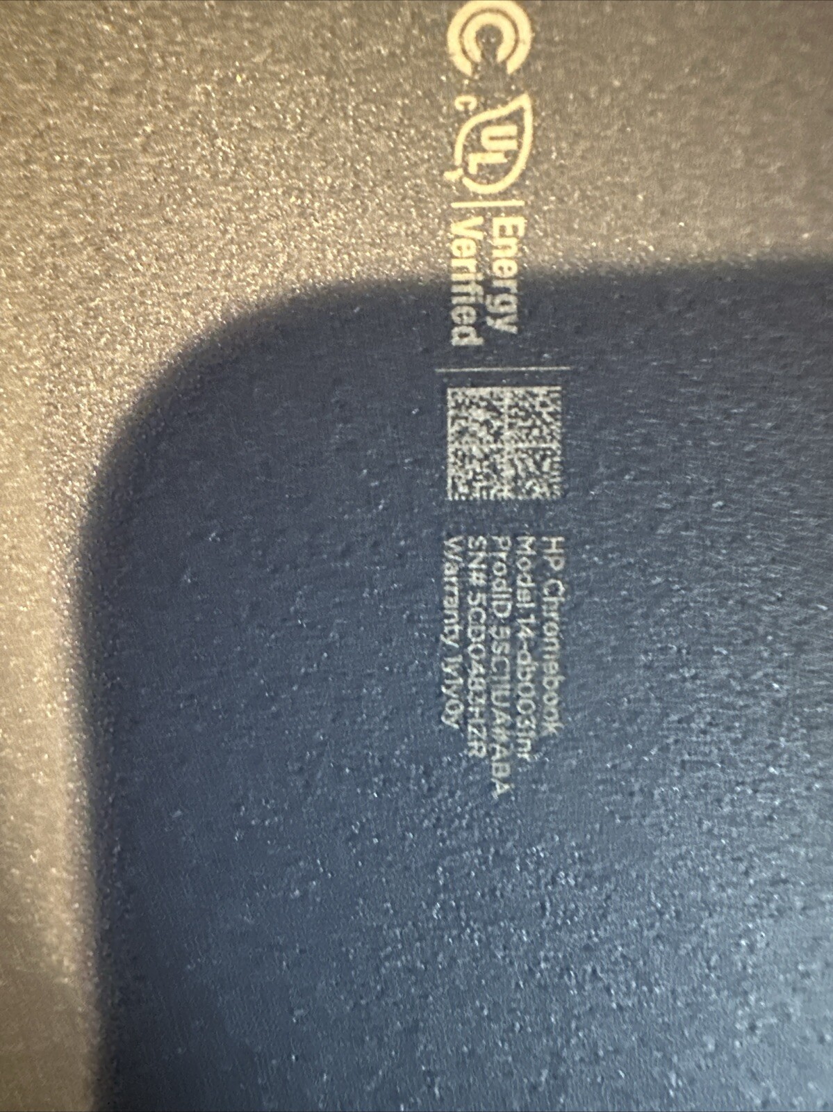 hp chromebook model 14 db0031nr 32GB PI# 5sc11ua#aba