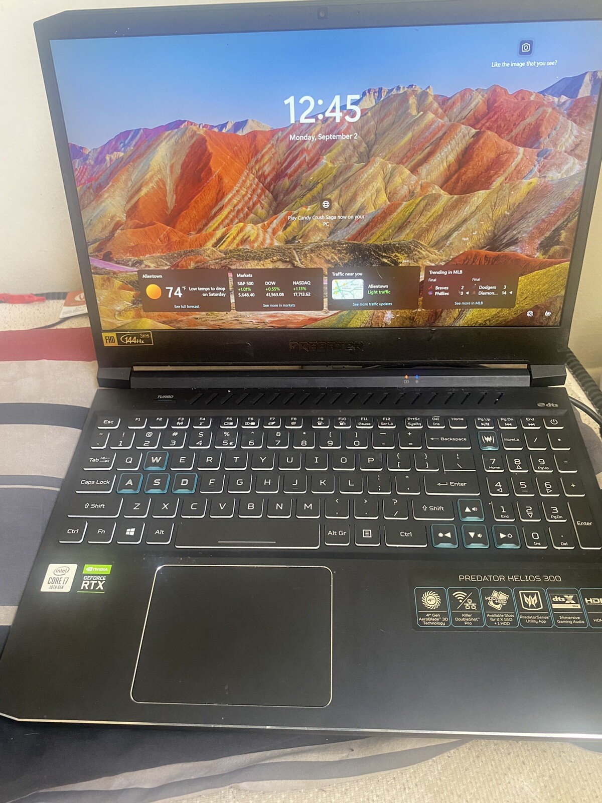 Acer Predator Helios 300 17.3″ (1TB SSD, Intel i7-10750H, 2.6GHz, 32GB RAM) -…