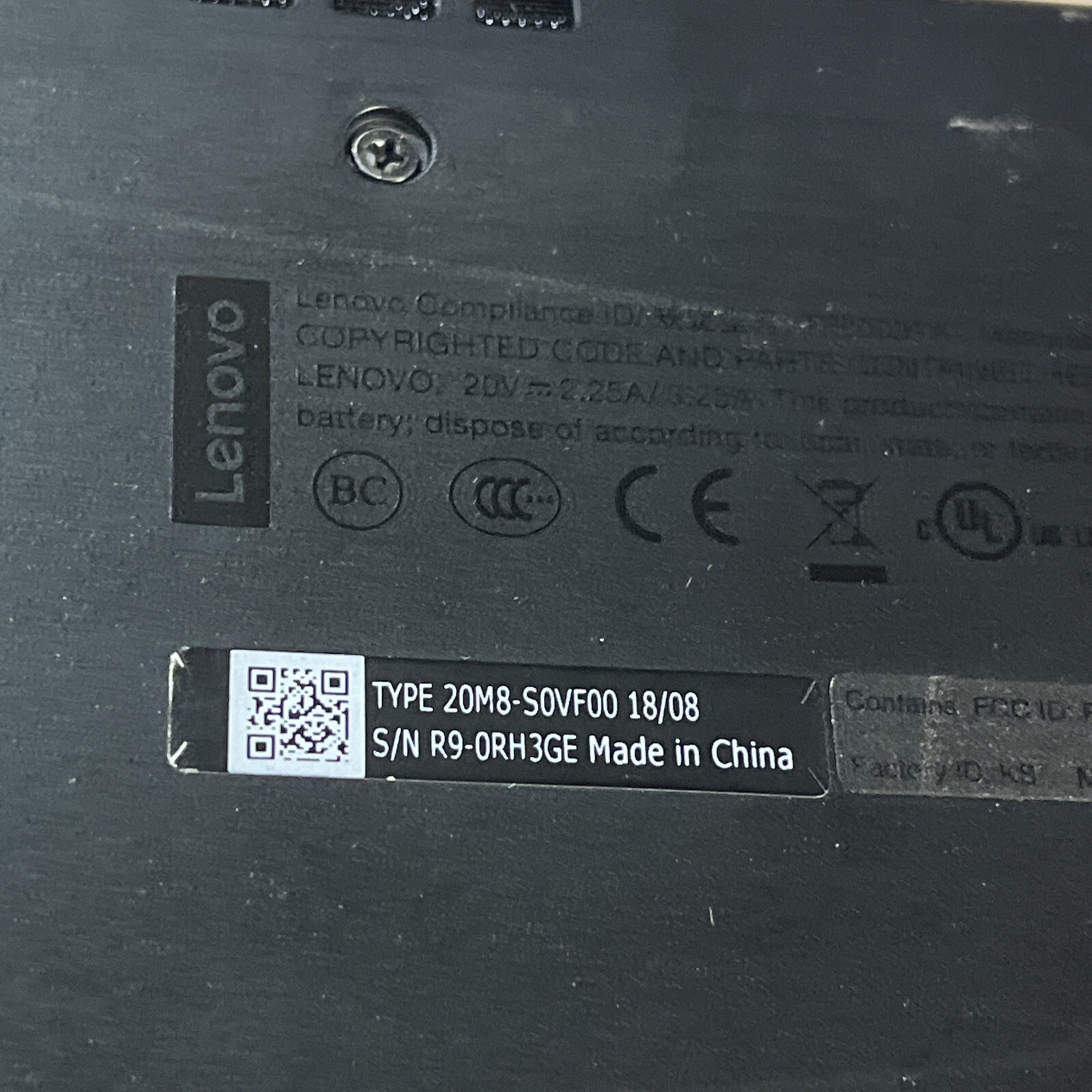 LENOVO L380 YOGA INTEL CORE I3 8TH GEN 8GB RAM NO HD