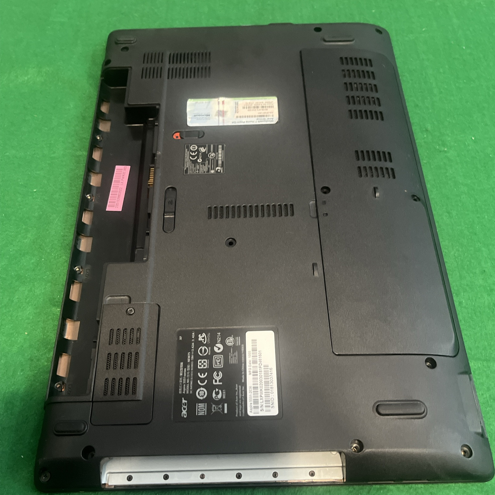 Acer Aspire 5551-2036 Motherboard – AMD Athlon II X2 2.1 GHz @15A1