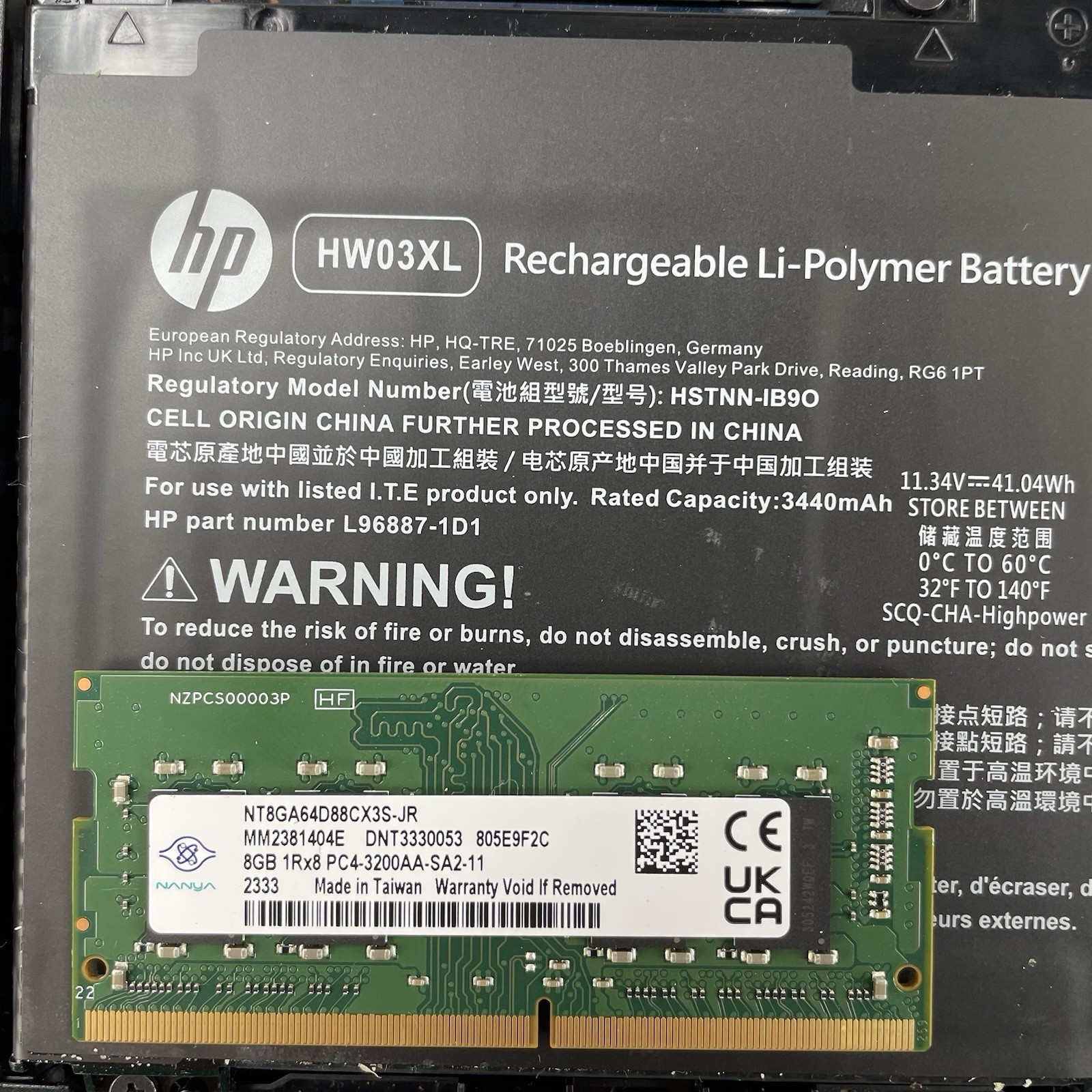 HP Pavilion 15t-eg300 15.6″ i7-1355U 3.70 GHz 8 GB RAM No SSD/OS/AC