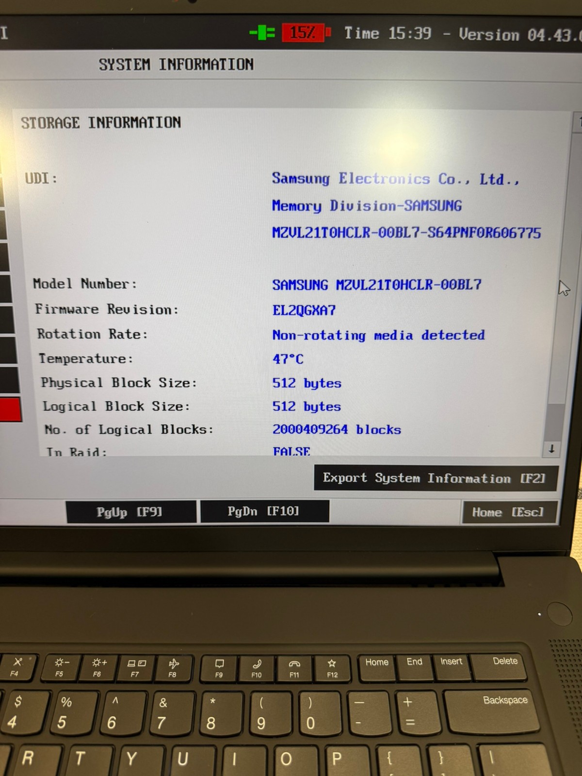 Lenovo Thinkpad P1 Gen 4i INTEL XEON W-11855M RTX A2000 1TB NVME 32GB 3200MHZ