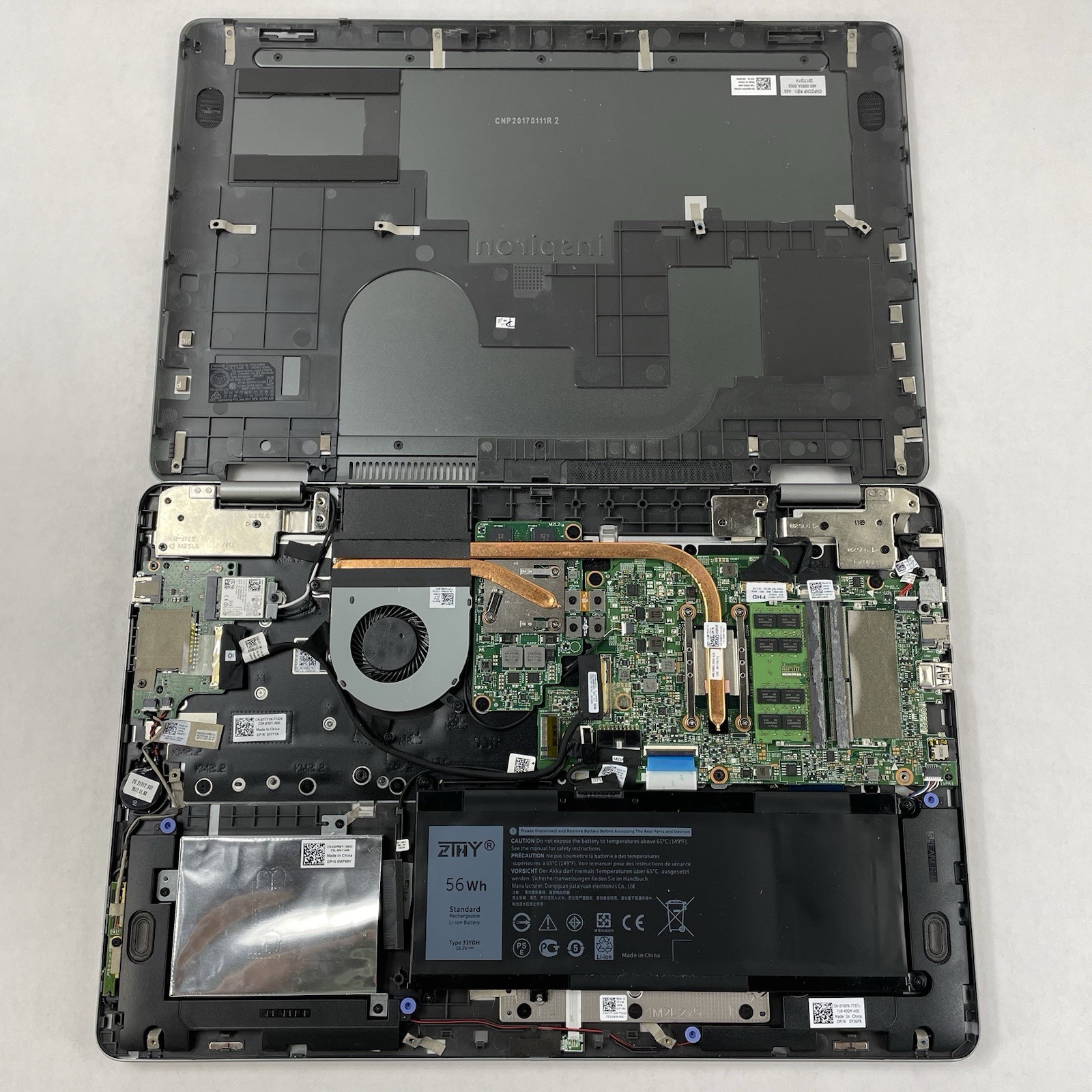 Dell Inspiron 17-7779 17.3″ i7-7500U 2.70 GHz 16GB RAM NVIDIA GF108 No SSD/OS/AC