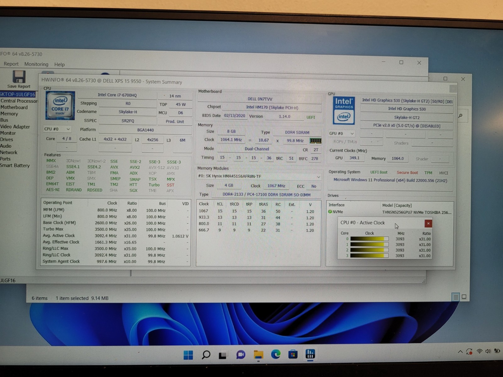 Dell xps 15 9550 15.6″ i7-6700HQ 2.6ghz 8gb ram no ssd parts read FLHFHC2