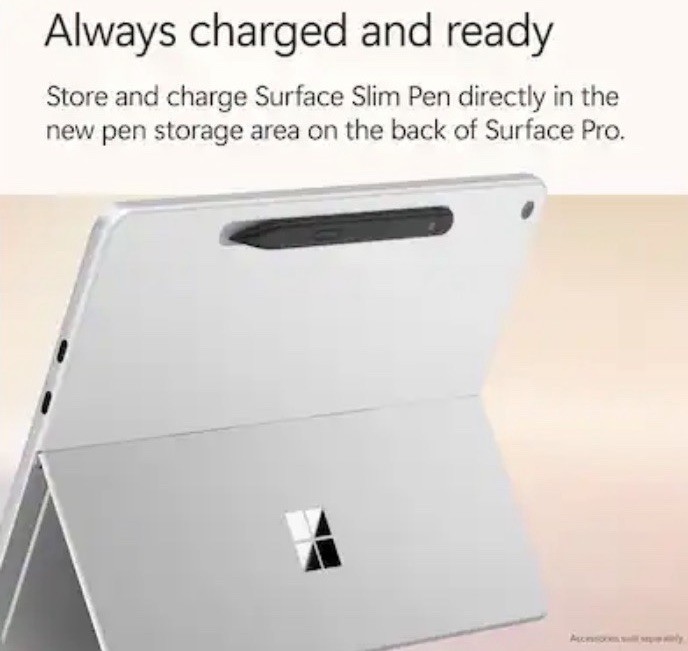 Microsoft Surface Pro Copilot+ PC 12″ Snapdragon X Plus 16GB RAM 256GB Platinum