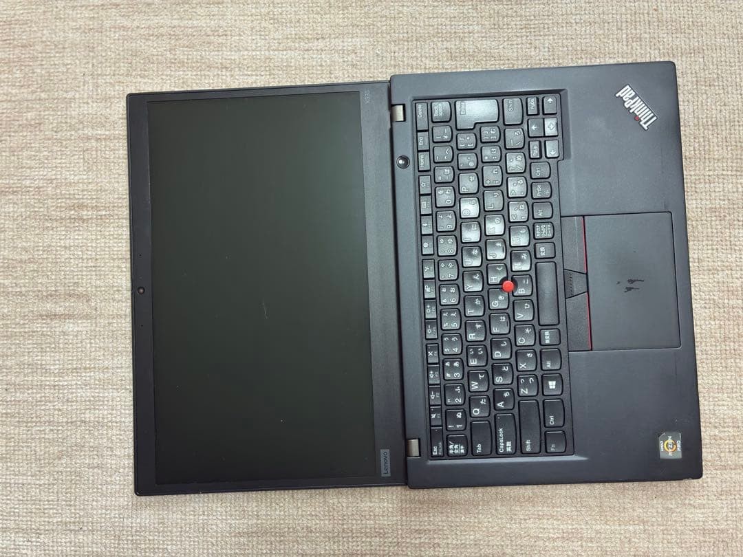 Lenovo ThinkPad X395 Laptop Black USB Type-C HDMI Used Japan Genuine