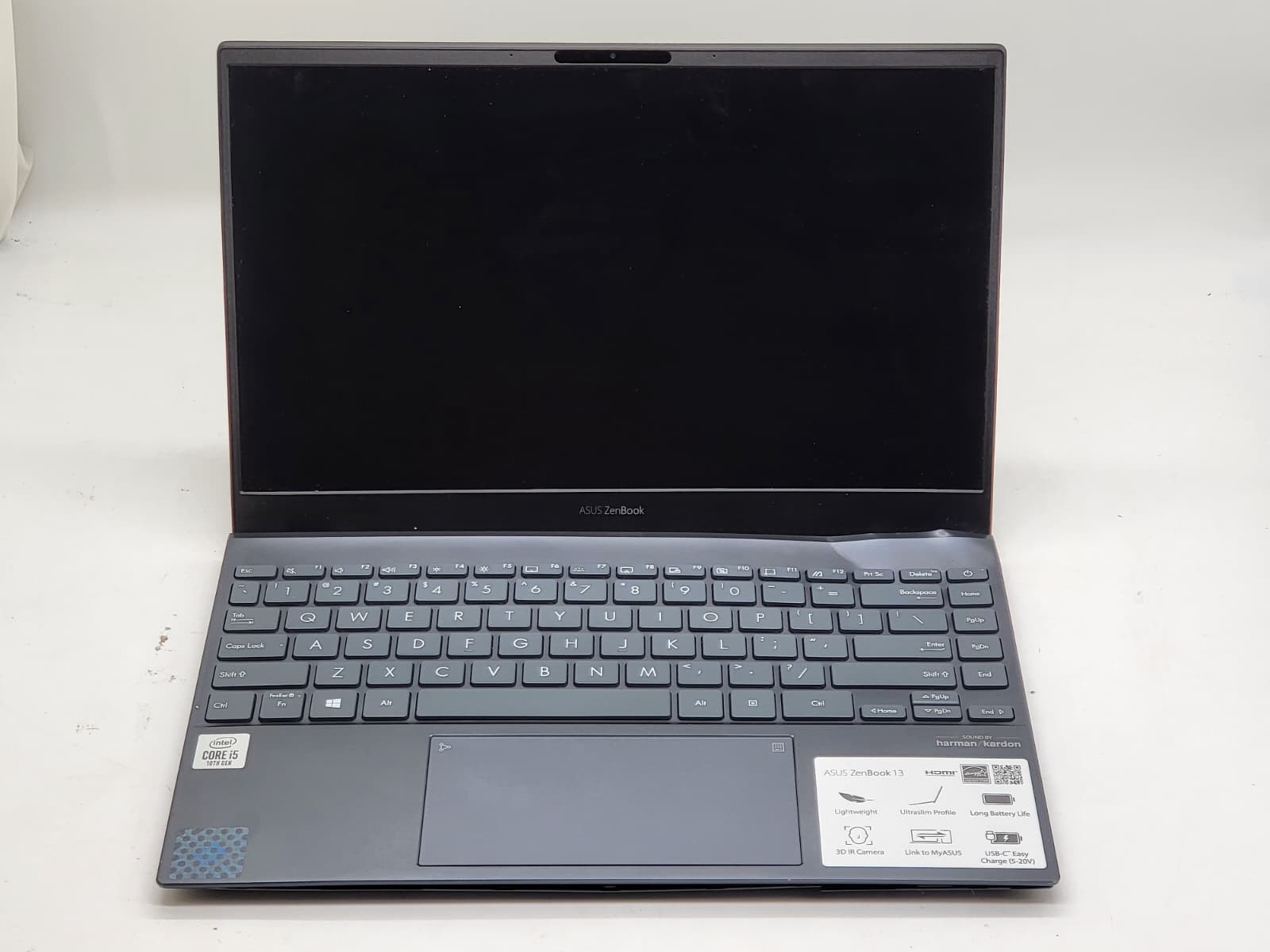 ASUS ZenBook UX325J Core i5-10Gen UNTESTED AS IS READ ONLY FOR PARTS CHECK PHOTO