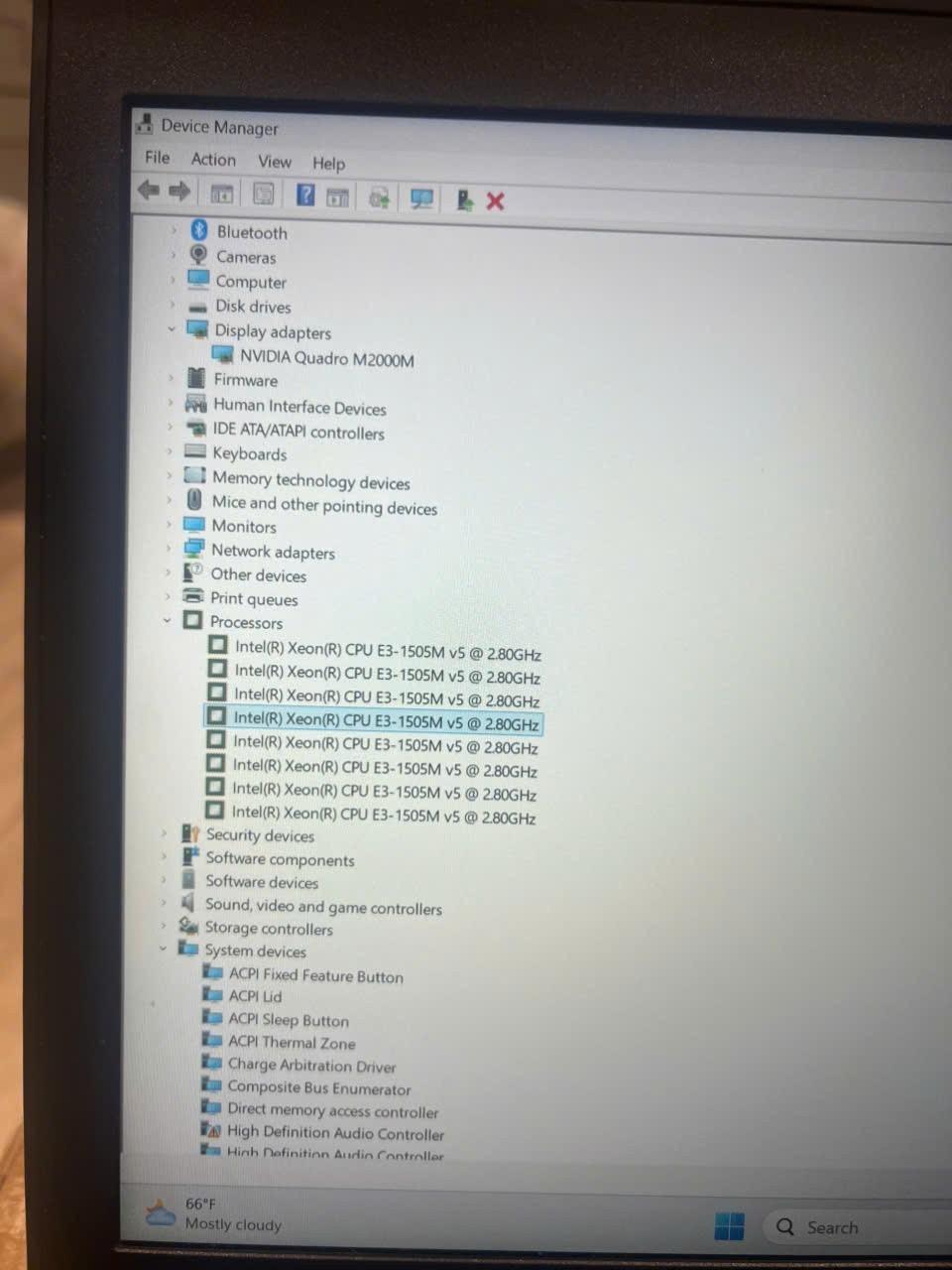 Lenovo ThinkPad P50 E3-1505M v5 2.8GHz 32GB RAM 512GB SSD Quadro M2000M