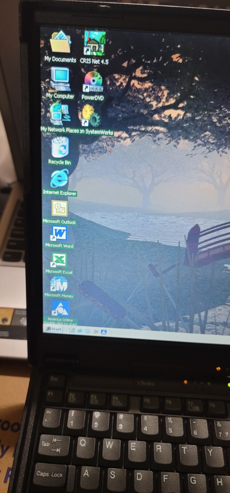 Vintage IBM THINKPAD iSerie Laptop Computer TYPE 2627 Works Exct