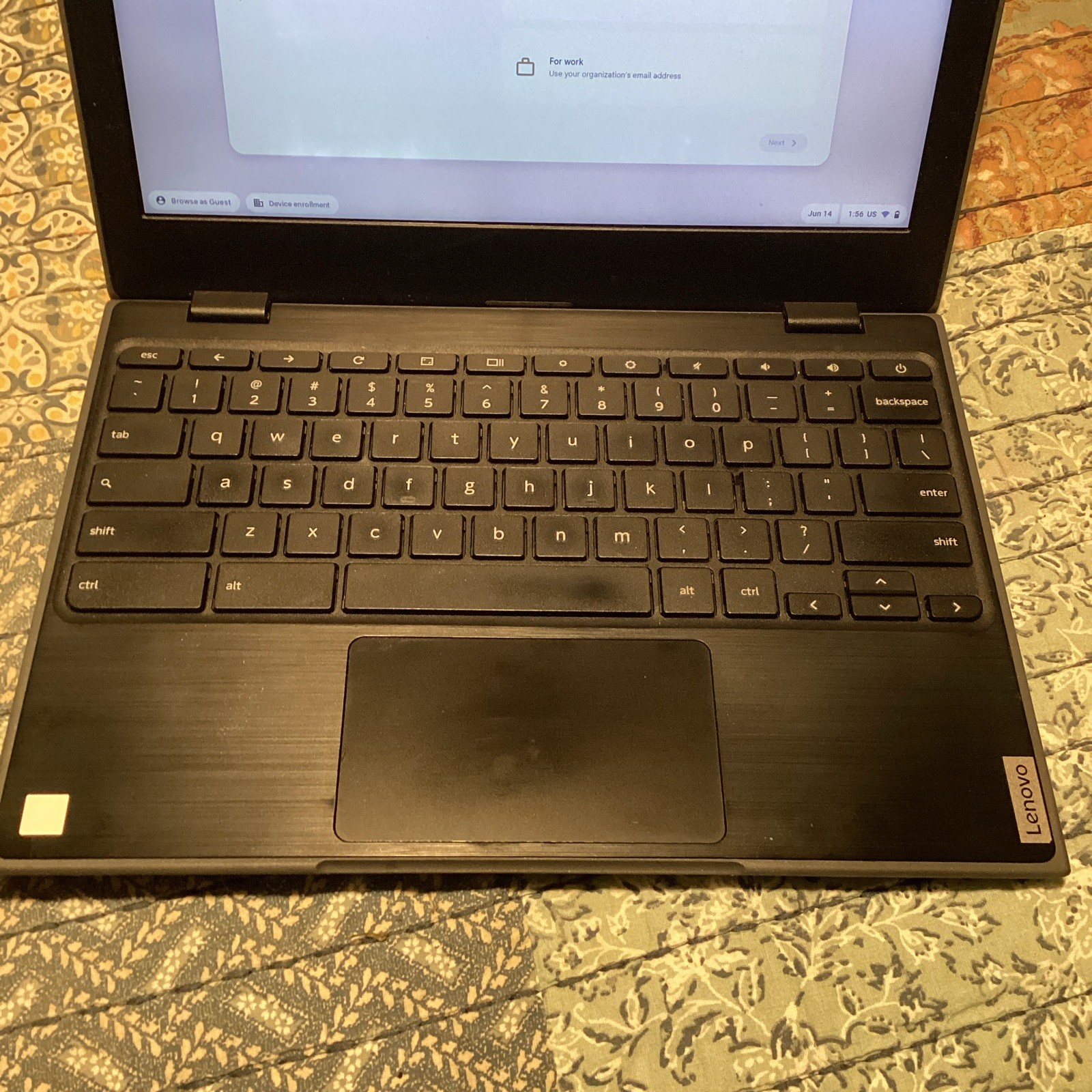 Lenovo 100e Chromebook 2nd Gen MTK 11.6″ 2.00GHz 4GB 32GB Chrome OS Black